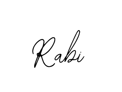 How to make Rabi signature? Bearetta-2O07w is a professional autograph style. Create handwritten signature for Rabi name. Rabi signature style 12 images and pictures png