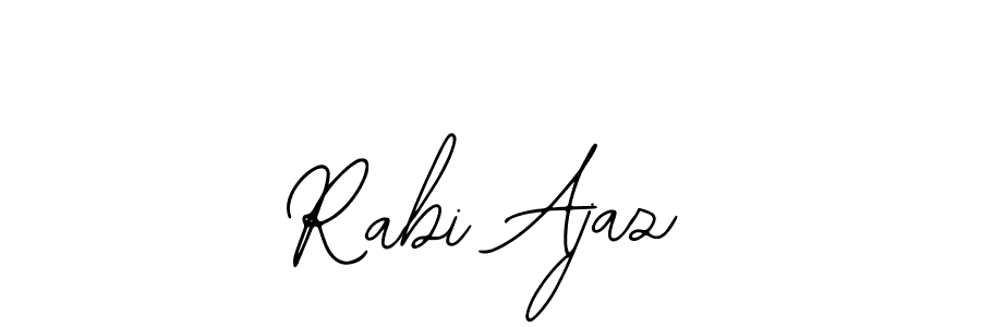 How to make Rabi Ajaz name signature. Use Bearetta-2O07w style for creating short signs online. This is the latest handwritten sign. Rabi Ajaz signature style 12 images and pictures png