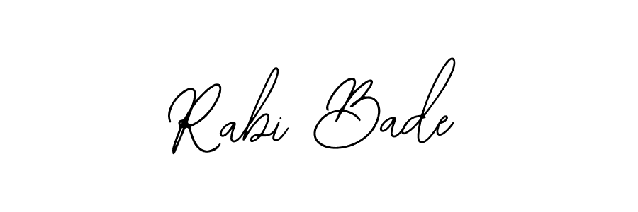 Create a beautiful signature design for name Rabi Bade. With this signature (Bearetta-2O07w) fonts, you can make a handwritten signature for free. Rabi Bade signature style 12 images and pictures png