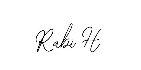 Similarly Bearetta-2O07w is the best handwritten signature design. Signature creator online .You can use it as an online autograph creator for name Rabi H. Rabi H signature style 12 images and pictures png