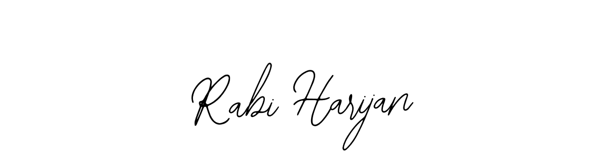 You should practise on your own different ways (Bearetta-2O07w) to write your name (Rabi Harijan) in signature. don't let someone else do it for you. Rabi Harijan signature style 12 images and pictures png