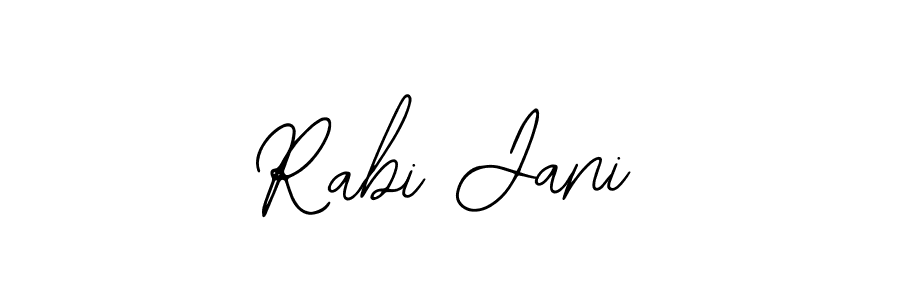Rabi Jani stylish signature style. Best Handwritten Sign (Bearetta-2O07w) for my name. Handwritten Signature Collection Ideas for my name Rabi Jani. Rabi Jani signature style 12 images and pictures png