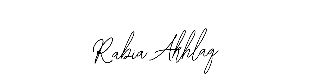 It looks lik you need a new signature style for name Rabia Akhlaq. Design unique handwritten (Bearetta-2O07w) signature with our free signature maker in just a few clicks. Rabia Akhlaq signature style 12 images and pictures png