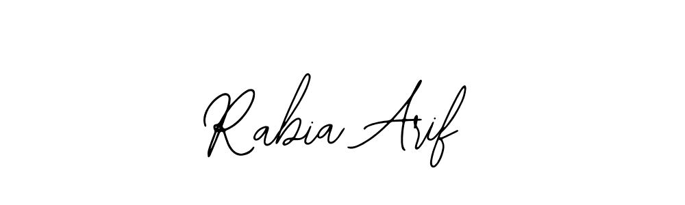 Also You can easily find your signature by using the search form. We will create Rabia Arif name handwritten signature images for you free of cost using Bearetta-2O07w sign style. Rabia Arif signature style 12 images and pictures png