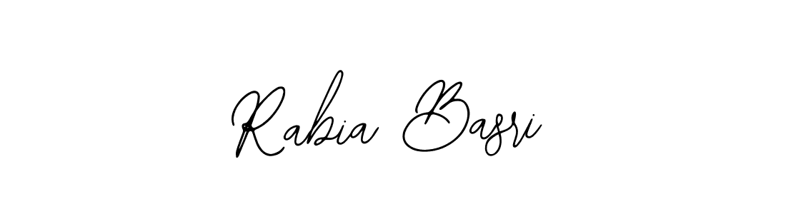 Design your own signature with our free online signature maker. With this signature software, you can create a handwritten (Bearetta-2O07w) signature for name Rabia Basri. Rabia Basri signature style 12 images and pictures png