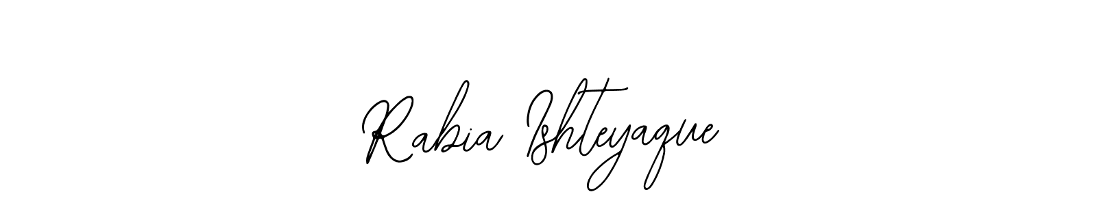 Make a beautiful signature design for name Rabia Ishteyaque. With this signature (Bearetta-2O07w) style, you can create a handwritten signature for free. Rabia Ishteyaque signature style 12 images and pictures png