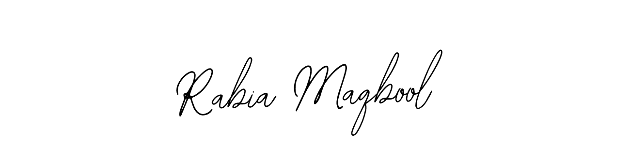 Create a beautiful signature design for name Rabia Maqbool. With this signature (Bearetta-2O07w) fonts, you can make a handwritten signature for free. Rabia Maqbool signature style 12 images and pictures png