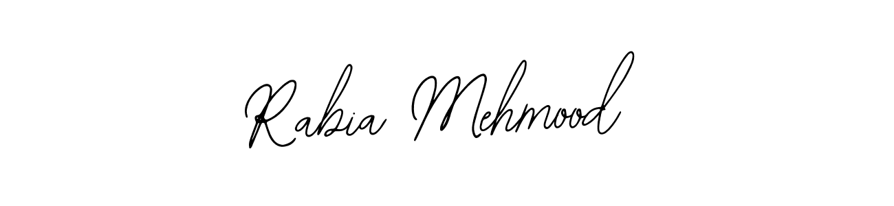How to Draw Rabia Mehmood signature style? Bearetta-2O07w is a latest design signature styles for name Rabia Mehmood. Rabia Mehmood signature style 12 images and pictures png