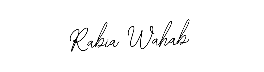 Best and Professional Signature Style for Rabia Wahab. Bearetta-2O07w Best Signature Style Collection. Rabia Wahab signature style 12 images and pictures png