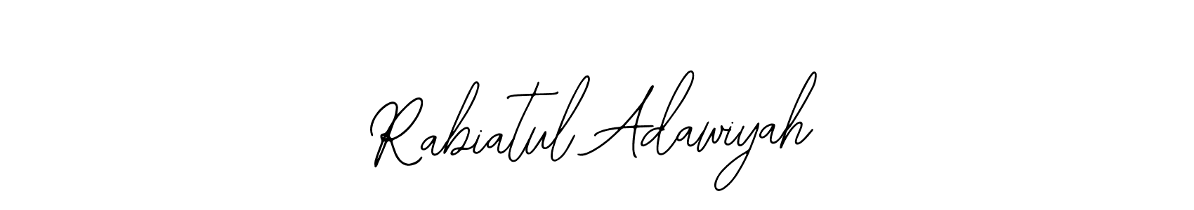 Make a beautiful signature design for name Rabiatul Adawiyah. Use this online signature maker to create a handwritten signature for free. Rabiatul Adawiyah signature style 12 images and pictures png