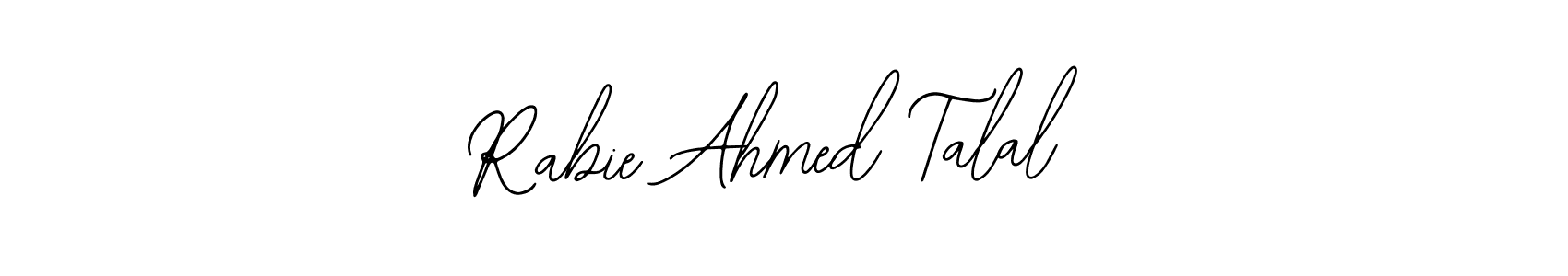 See photos of Rabie Ahmed Talal official signature by Spectra . Check more albums & portfolios. Read reviews & check more about Bearetta-2O07w font. Rabie Ahmed Talal signature style 12 images and pictures png