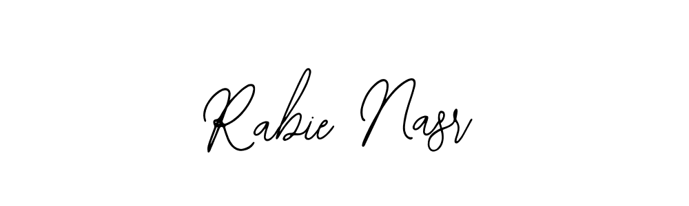 if you are searching for the best signature style for your name Rabie Nasr. so please give up your signature search. here we have designed multiple signature styles  using Bearetta-2O07w. Rabie Nasr signature style 12 images and pictures png