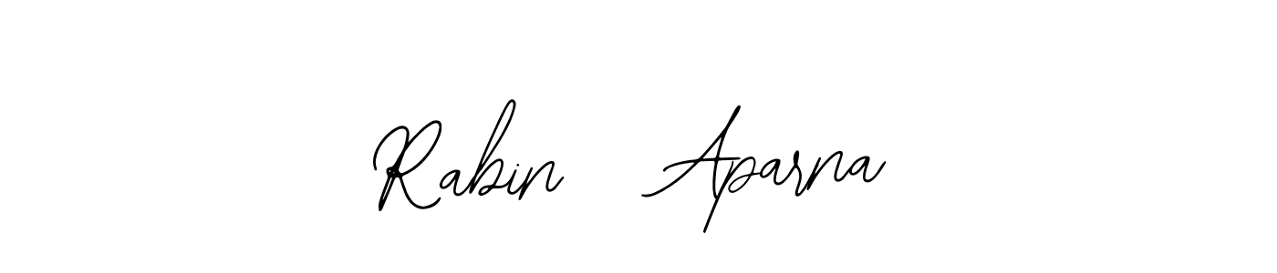 Make a beautiful signature design for name Rabin   Aparna. With this signature (Bearetta-2O07w) style, you can create a handwritten signature for free. Rabin   Aparna signature style 12 images and pictures png