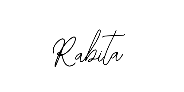 Use a signature maker to create a handwritten signature online. With this signature software, you can design (Bearetta-2O07w) your own signature for name Rabita. Rabita signature style 12 images and pictures png