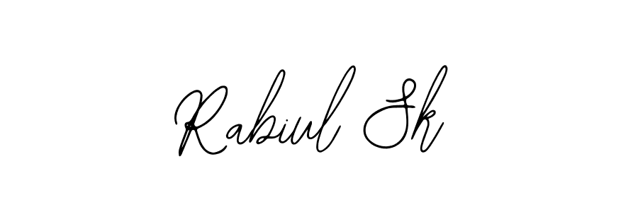 Also You can easily find your signature by using the search form. We will create Rabiul Sk name handwritten signature images for you free of cost using Bearetta-2O07w sign style. Rabiul Sk signature style 12 images and pictures png