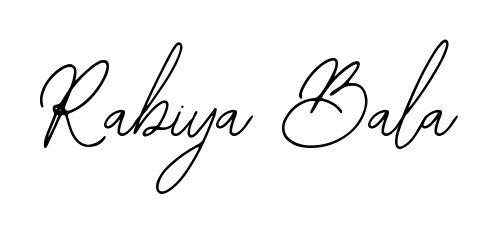 Designed for modern professionals: Rabiya Bala name signature crafted with Bearetta-2O07w script. Ready for digital PDF workflows. Rabiya Bala signature style 12 images and pictures png
