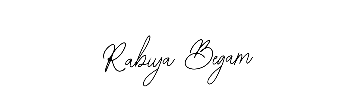 Similarly Bearetta-2O07w is the best handwritten signature design. Signature creator online .You can use it as an online autograph creator for name Rabiya Begam. Rabiya Begam signature style 12 images and pictures png