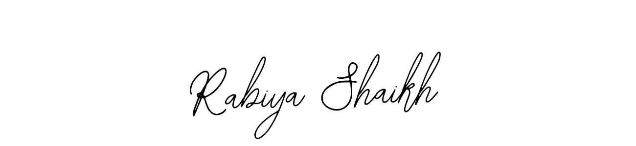 Rabiya Shaikh stylish signature style. Best Handwritten Sign (Bearetta-2O07w) for my name. Handwritten Signature Collection Ideas for my name Rabiya Shaikh. Rabiya Shaikh signature style 12 images and pictures png