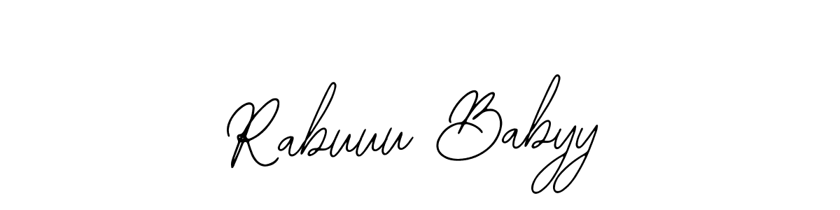 Here are the top 10 professional signature styles for the name Rabuuu Babyy. These are the best autograph styles you can use for your name. Rabuuu Babyy signature style 12 images and pictures png