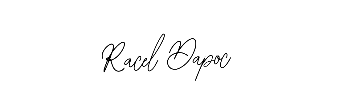 Similarly Bearetta-2O07w is the best handwritten signature design. Signature creator online .You can use it as an online autograph creator for name Racel Dapoc. Racel Dapoc signature style 12 images and pictures png