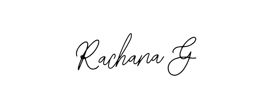 Bearetta-2O07w is a professional signature style that is perfect for those who want to add a touch of class to their signature. It is also a great choice for those who want to make their signature more unique. Get Rachana G name to fancy signature for free. Rachana G signature style 12 images and pictures png