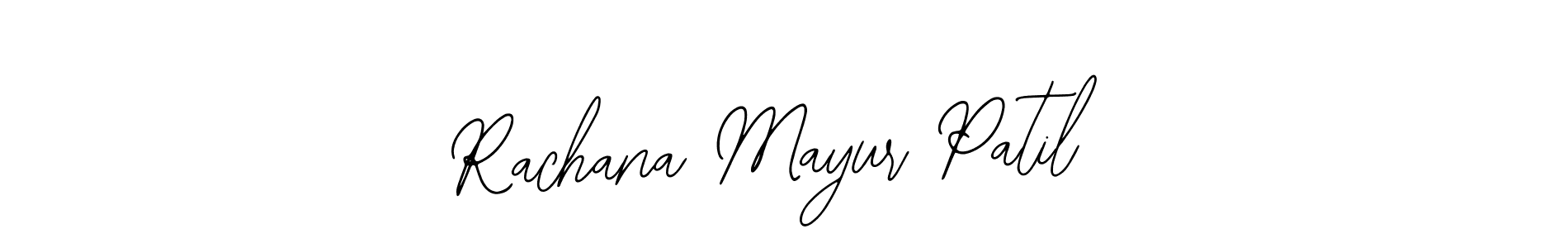 You should practise on your own different ways (Bearetta-2O07w) to write your name (Rachana Mayur Patil) in signature. don't let someone else do it for you. Rachana Mayur Patil signature style 12 images and pictures png