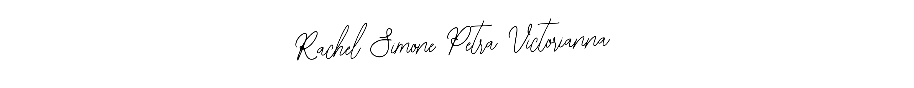 Use a signature maker to create a handwritten signature online. With this signature software, you can design (Bearetta-2O07w) your own signature for name Rachel Simone Petra Victorianna. Rachel Simone Petra Victorianna signature style 12 images and pictures png