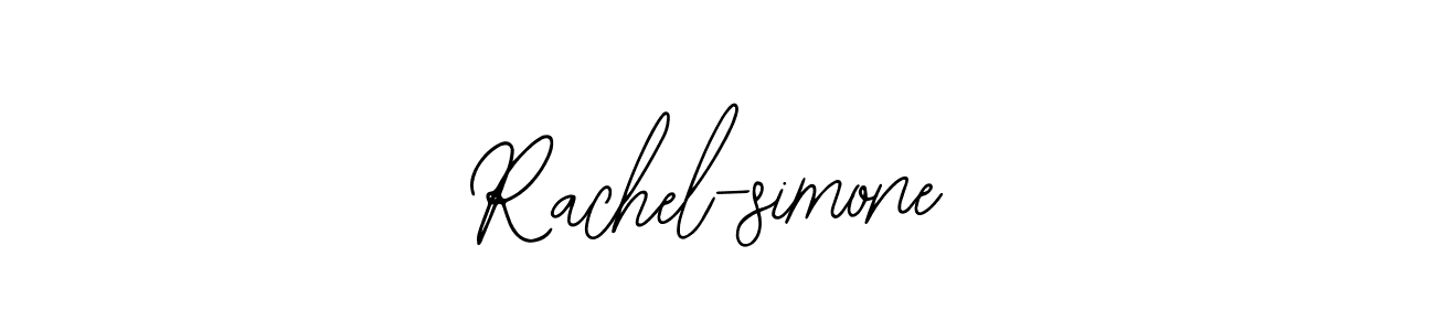 Use a signature maker to create a handwritten signature online. With this signature software, you can design (Bearetta-2O07w) your own signature for name Rachel-simone. Rachel-simone signature style 12 images and pictures png