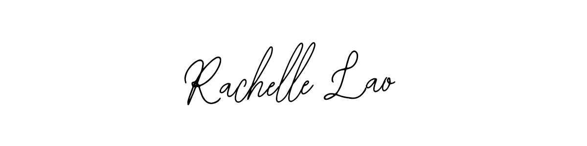 How to make Rachelle Lao name signature. Use Bearetta-2O07w style for creating short signs online. This is the latest handwritten sign. Rachelle Lao signature style 12 images and pictures png