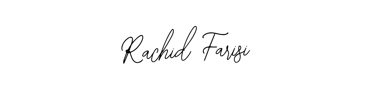Make a beautiful signature design for name Rachid Farisi. Use this online signature maker to create a handwritten signature for free. Rachid Farisi signature style 12 images and pictures png