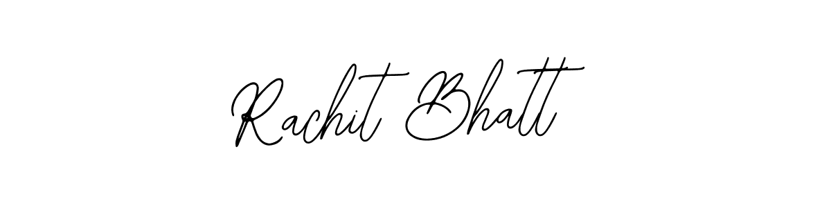 Use a signature maker to create a handwritten signature online. With this signature software, you can design (Bearetta-2O07w) your own signature for name Rachit Bhatt. Rachit Bhatt signature style 12 images and pictures png