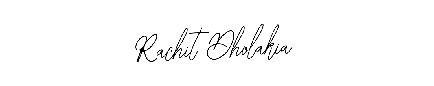 How to Draw Rachit Dholakia signature style? Bearetta-2O07w is a latest design signature styles for name Rachit Dholakia. Rachit Dholakia signature style 12 images and pictures png