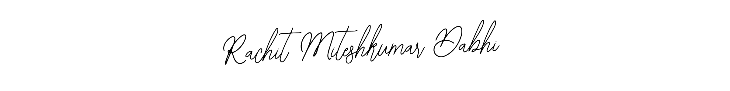 if you are searching for the best signature style for your name Rachit Miteshkumar Dabhi. so please give up your signature search. here we have designed multiple signature styles  using Bearetta-2O07w. Rachit Miteshkumar Dabhi signature style 12 images and pictures png