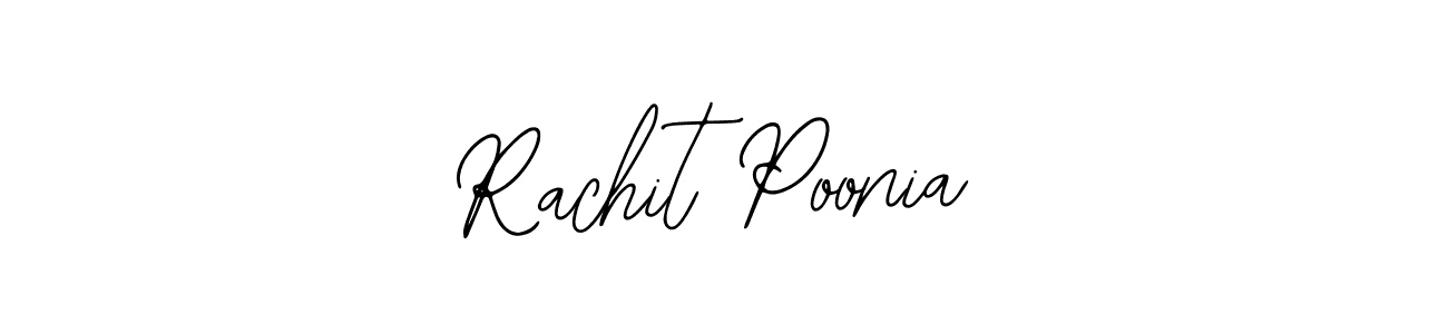 Design your own signature with our free online signature maker. With this signature software, you can create a handwritten (Bearetta-2O07w) signature for name Rachit Poonia. Rachit Poonia signature style 12 images and pictures png