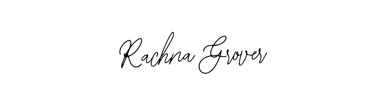 Similarly Bearetta-2O07w is the best handwritten signature design. Signature creator online .You can use it as an online autograph creator for name Rachna Grover. Rachna Grover signature style 12 images and pictures png