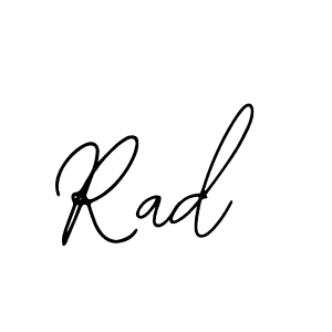 How to make Rad signature? Bearetta-2O07w is a professional autograph style. Create handwritten signature for Rad name. Rad signature style 12 images and pictures png
