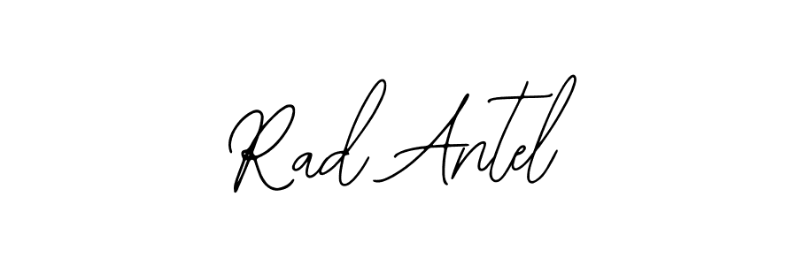 if you are searching for the best signature style for your name Rad Antel. so please give up your signature search. here we have designed multiple signature styles  using Bearetta-2O07w. Rad Antel signature style 12 images and pictures png