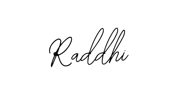 Design your own signature with our free online signature maker. With this signature software, you can create a handwritten (Bearetta-2O07w) signature for name Raddhi. Raddhi signature style 12 images and pictures png