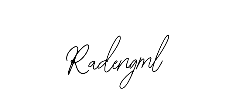 The best way (Bearetta-2O07w) to make a short signature is to pick only two or three words in your name. The name Radengml include a total of six letters. For converting this name. Radengml signature style 12 images and pictures png