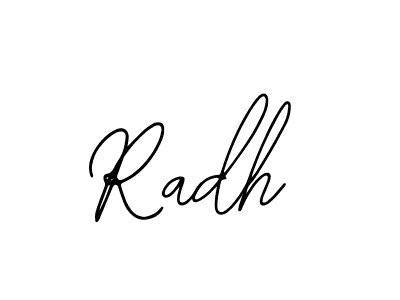How to make Radh signature? Bearetta-2O07w is a professional autograph style. Create handwritten signature for Radh name. Radh signature style 12 images and pictures png