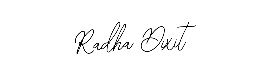 Use a signature maker to create a handwritten signature online. With this signature software, you can design (Bearetta-2O07w) your own signature for name Radha Dixit. Radha Dixit signature style 12 images and pictures png