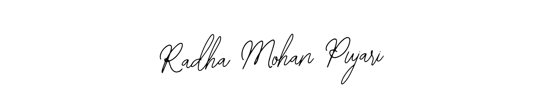 Make a beautiful signature design for name Radha Mohan Pujari. With this signature (Bearetta-2O07w) style, you can create a handwritten signature for free. Radha Mohan Pujari signature style 12 images and pictures png