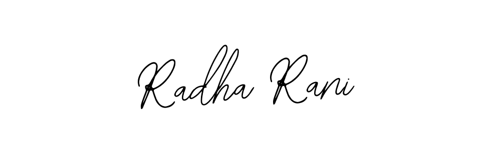 How to make Radha Rani name signature. Use Bearetta-2O07w style for creating short signs online. This is the latest handwritten sign. Radha Rani signature style 12 images and pictures png