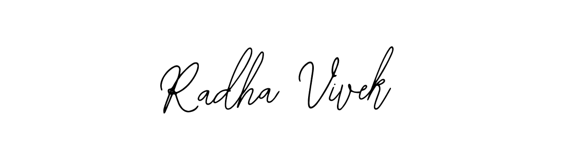 The best way (Bearetta-2O07w) to make a short signature is to pick only two or three words in your name. The name Radha Vivek include a total of six letters. For converting this name. Radha Vivek signature style 12 images and pictures png