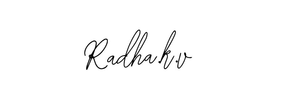 How to Draw Radha.k.v signature style? Bearetta-2O07w is a latest design signature styles for name Radha.k.v. Radha.k.v signature style 12 images and pictures png