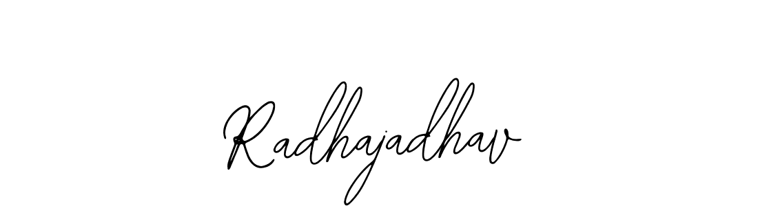 Design your own signature with our free online signature maker. With this signature software, you can create a handwritten (Bearetta-2O07w) signature for name Radhajadhav. Radhajadhav signature style 12 images and pictures png