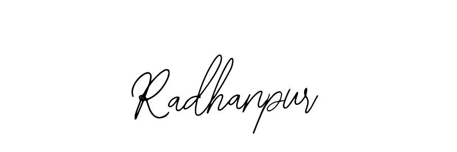How to make Radhanpur signature? Bearetta-2O07w is a professional autograph style. Create handwritten signature for Radhanpur name. Radhanpur signature style 12 images and pictures png