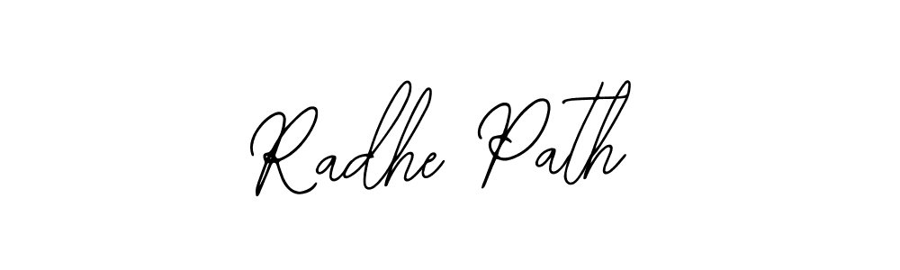 Create a beautiful signature design for name Radhe Path. With this signature (Bearetta-2O07w) fonts, you can make a handwritten signature for free. Radhe Path signature style 12 images and pictures png