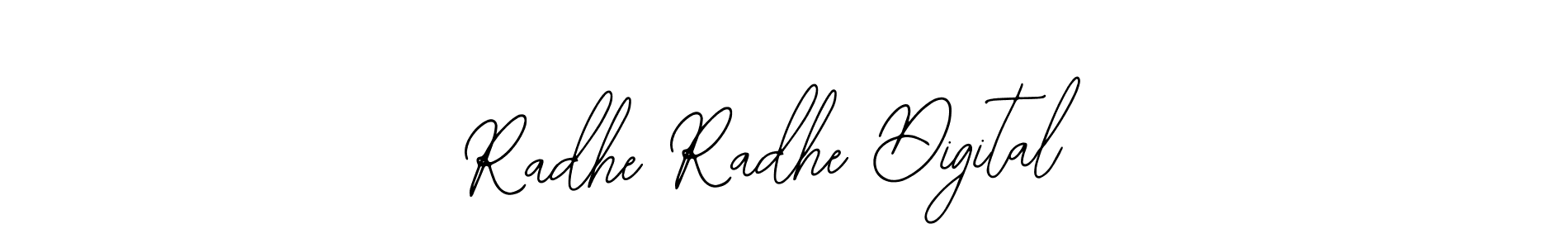 Radhe Radhe Digital stylish signature style. Best Handwritten Sign (Bearetta-2O07w) for my name. Handwritten Signature Collection Ideas for my name Radhe Radhe Digital. Radhe Radhe Digital signature style 12 images and pictures png
