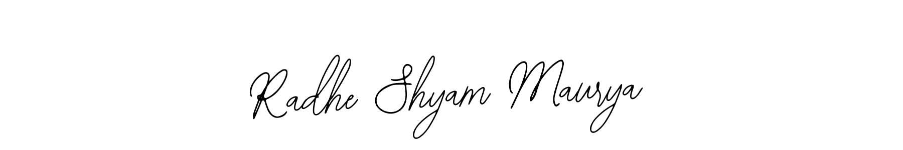 Make a short Radhe Shyam Maurya signature style. Manage your documents anywhere anytime using Bearetta-2O07w. Create and add eSignatures, submit forms, share and send files easily. Radhe Shyam Maurya signature style 12 images and pictures png